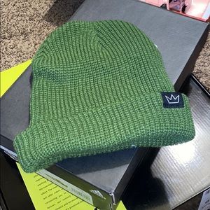 Blue crown beanie